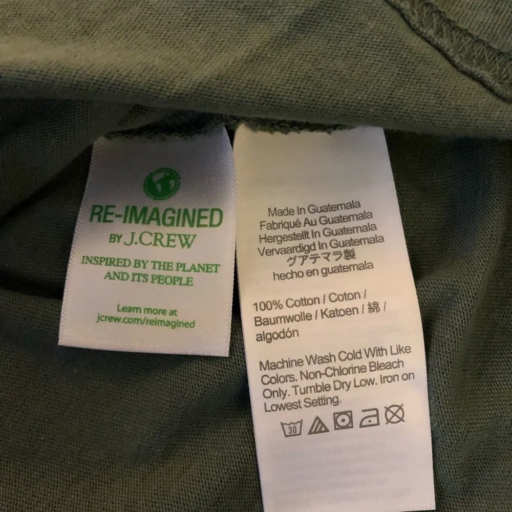J. crew long sleeve cotton jersey hoodie size S